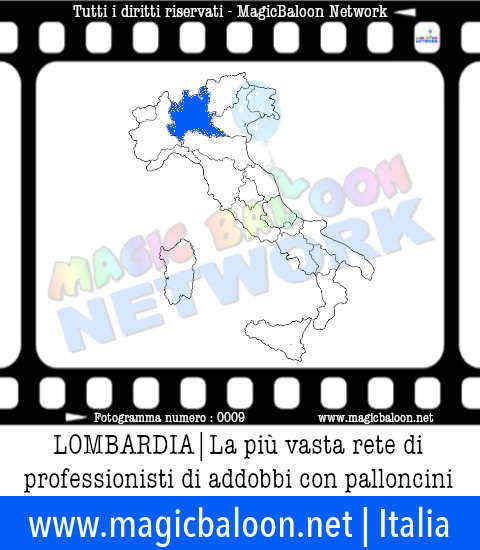 Aderire a MagicBaloon Network Italia per professionisti ed aziende in Lombardia: la più vasta rete di professionisti di addobbi ed allestimenti con palloni e palloncini. Servizi in tutta Italia per aziende e privati